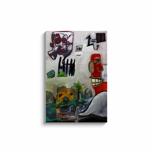 Ele - Oil on Canvas Wrap - Deego Design