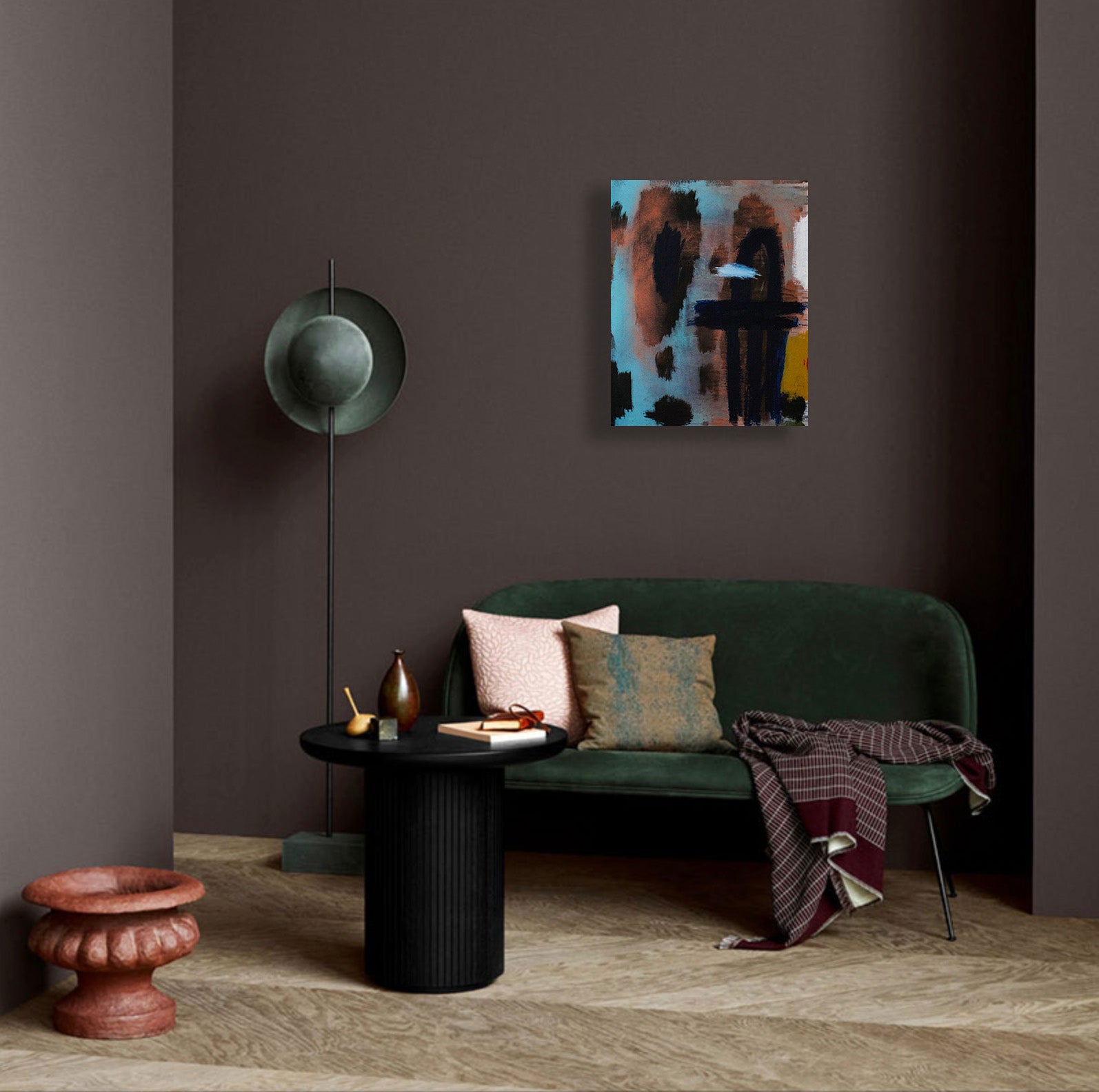 Hole in the Wall - Oil on Canvas Wrap - Deego Design