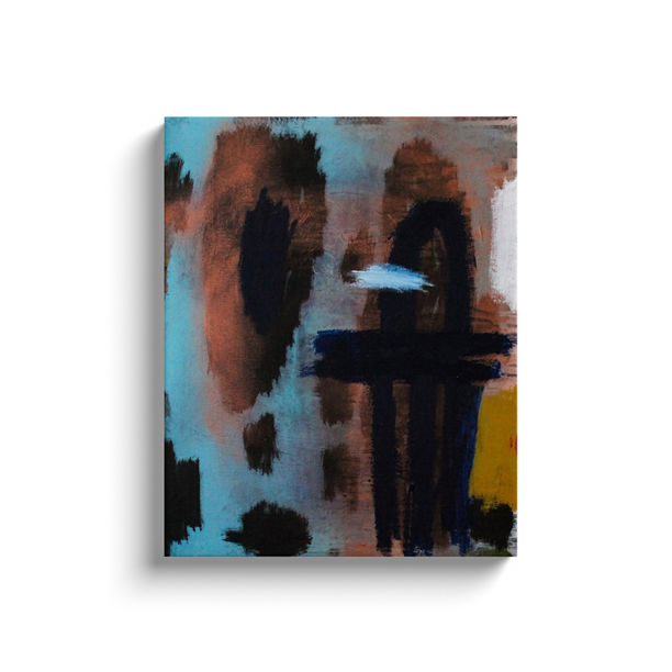 Hole in the Wall - Oil on Canvas Wrap - Deego Design