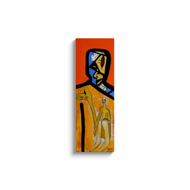 In Debt - Acrylic on Canvas Wrap - Deego Design