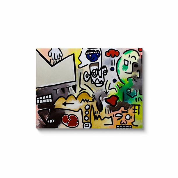 Archetype 108 - Acrylic on Canvas Wrap - Deego Design