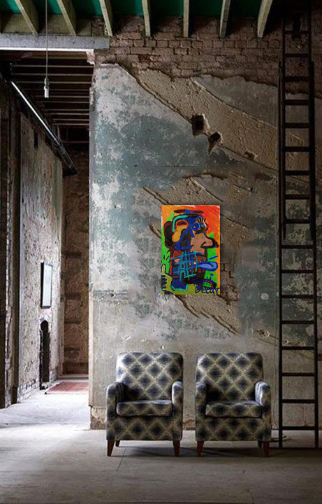 Tooth Decay - Acrylic & Oil on Canvas Wrap - Deego Design