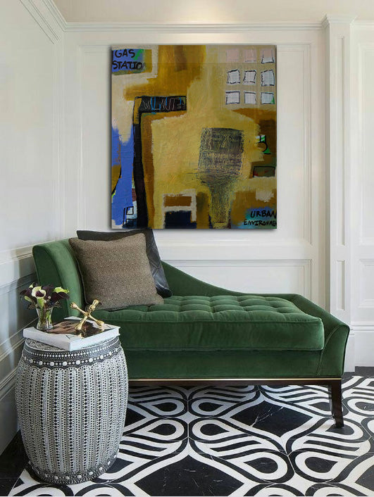Walnut Street - Oil on Canvas Wrap - Deego Design