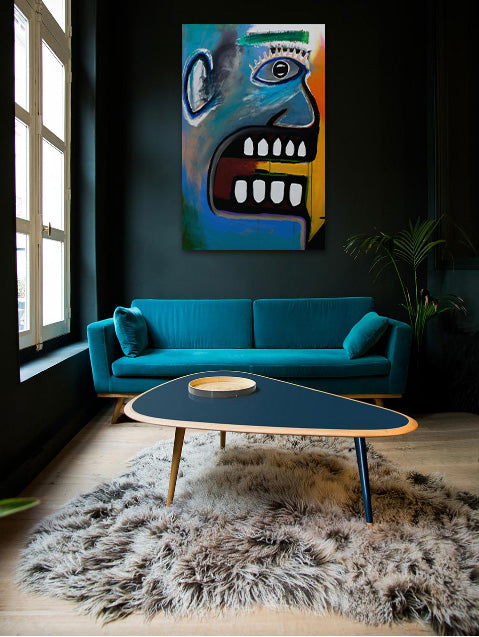 Yell - Acrylic on Canvas Wrap - Deego Design
