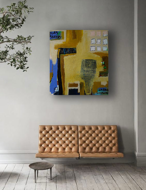Walnut Street - Oil on Canvas Wrap - Deego Design